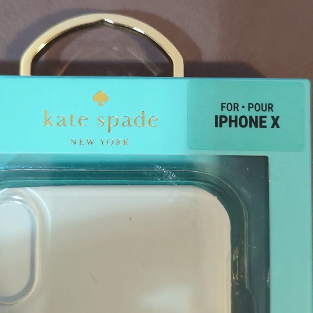 kate spade red glitter
